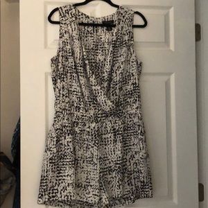 Black and white Romper